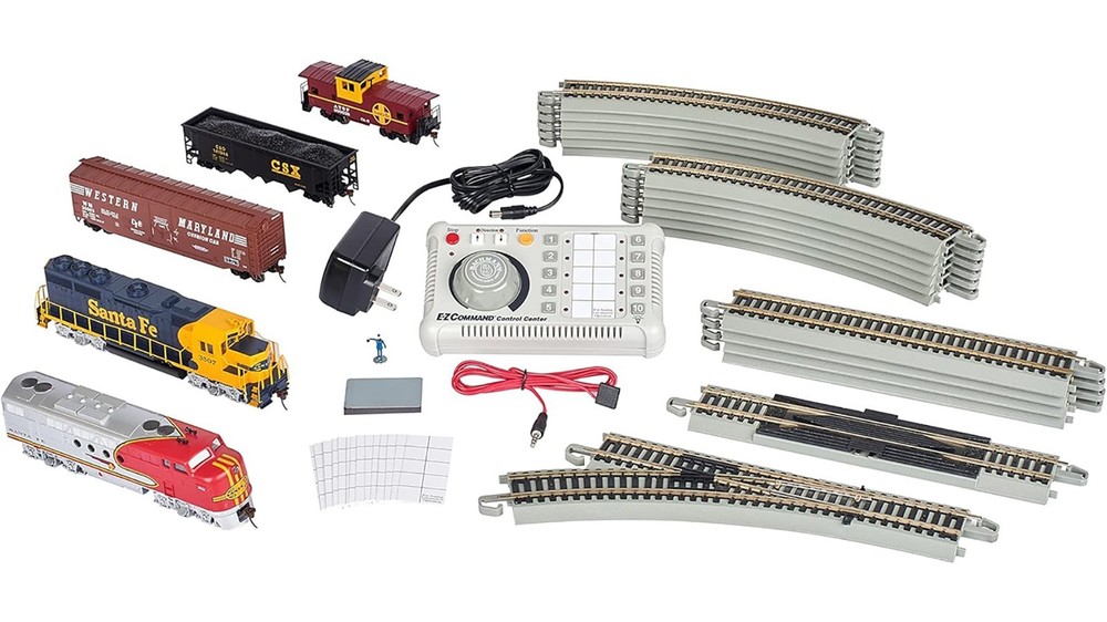 Bachmann HO Scale 00501 Santa Fe Digital Commander Train Set NEW