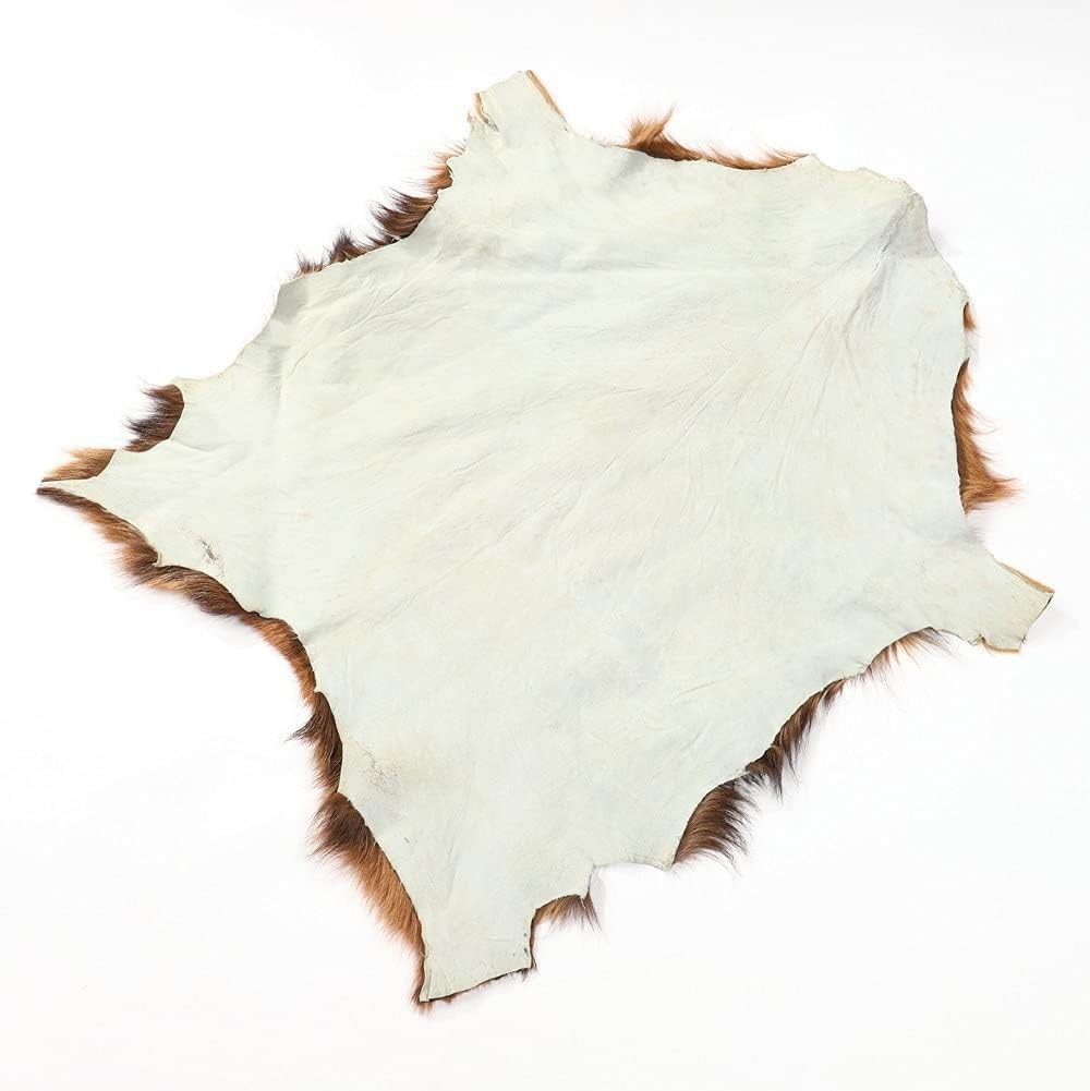 Quality 16x16 Sheepskin Antelope Fur Pelt - Perfect for Plush Crafts & Decor