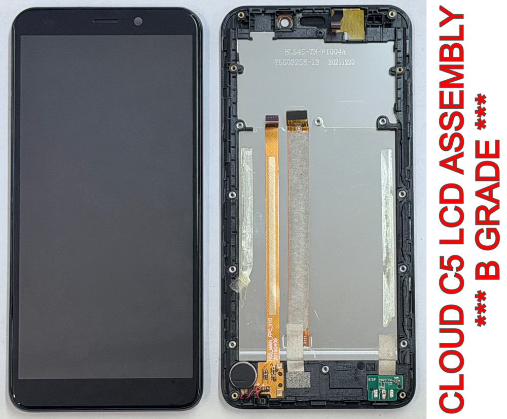 CLOUD MOBILE STRATUS C5 ELITE LCD DISPLAY DIGITIZER TOUCH SCREEN PART *B GRADE*