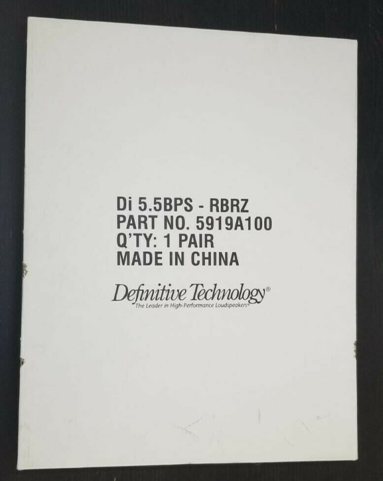 Definitive DI 5.5BPS Rough-In Bracket (one bracket only, it is not a pair)