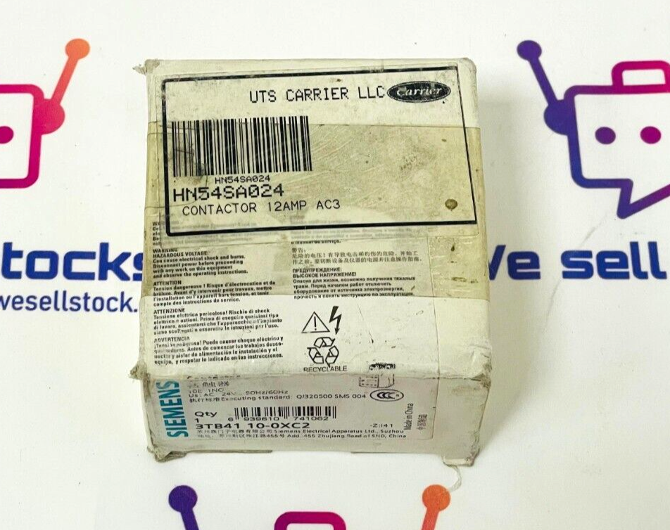 SIEMENS 3TB4110-0XC2 Contactor