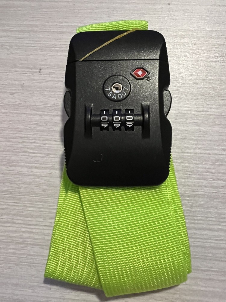 Logic Suitcase Belt TSA Lock Belt ( Green)