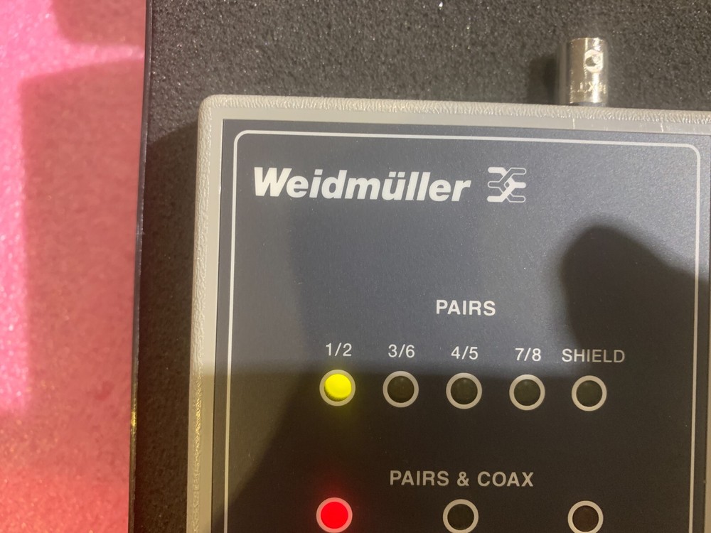 Weidmuller Multi-Check Plus 900690 Pairing Meter w/Accessories