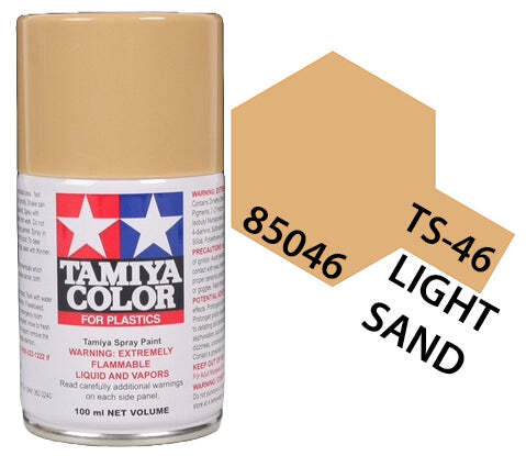 Tamiya 85046 TS-46 Light Sand Lacquer Spray Paint 100ml TAM85046 - US