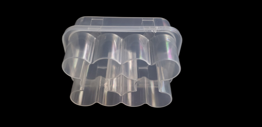 50 Clear Plastic 10 x 3mL Vial Storage Box Cases