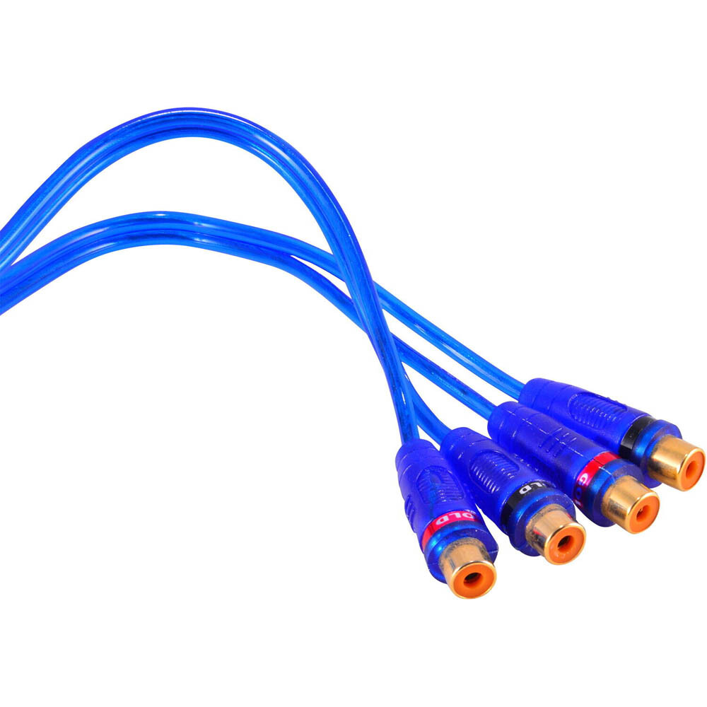 4-Channel RCA Audio Noise Filter Suppressor Ground Loop Isolator Car Stereo 2pcs