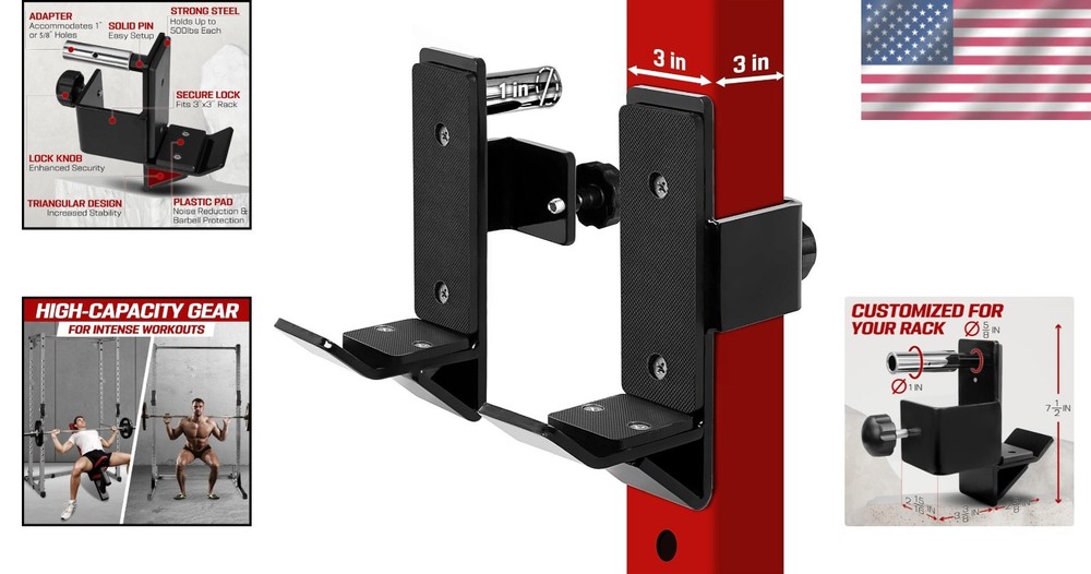 Power Rack Accessories with Lock Knob