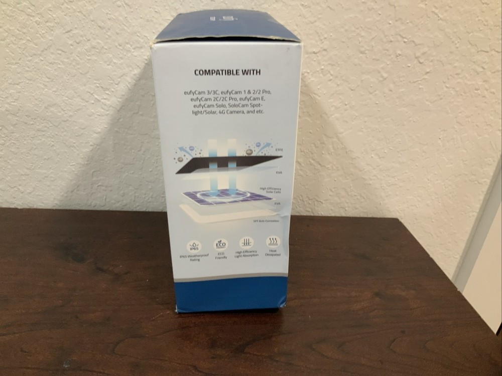 Efuy solar panel for continuous charging