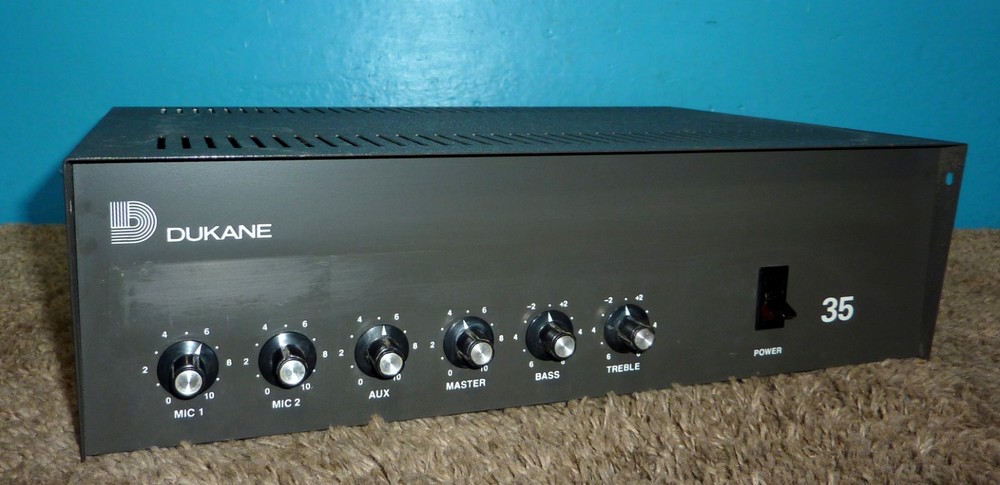 Dukane 35 Model 1A1335 Solid State PA Power Amplifier #2