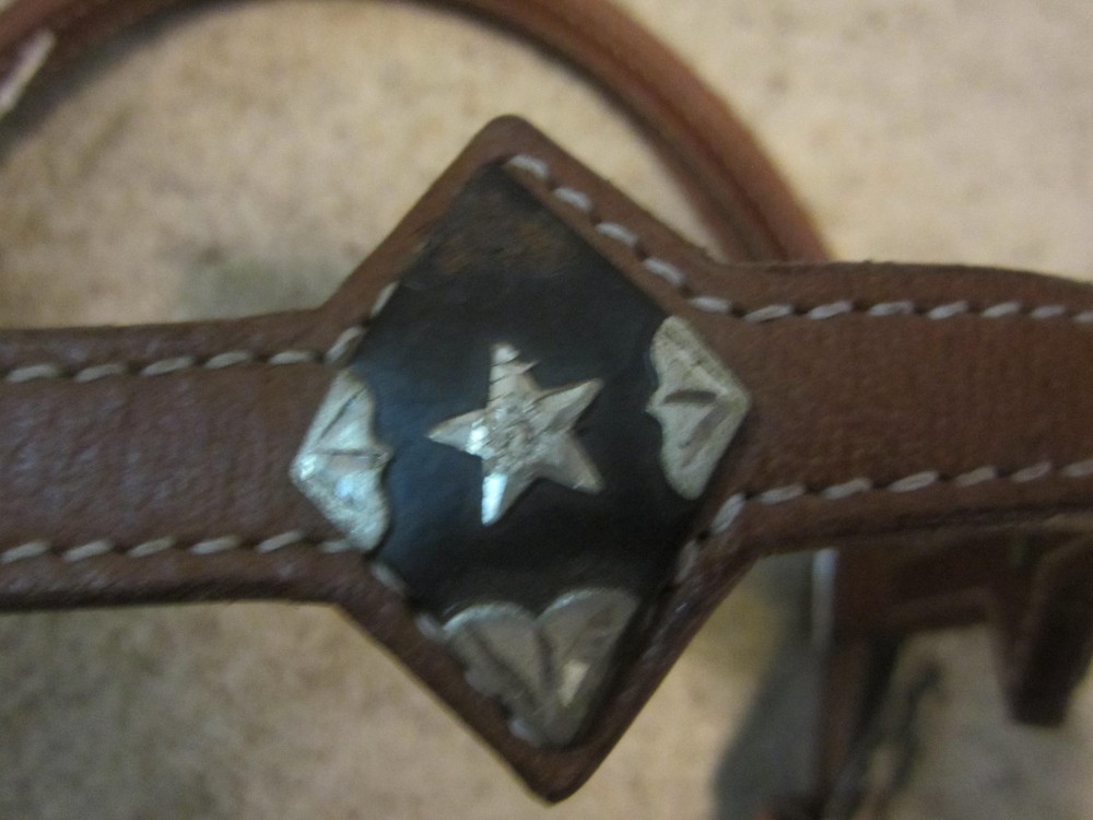 CLEARANCE Quality made HEADSTALL, DIAMOND STAR CONCHOS