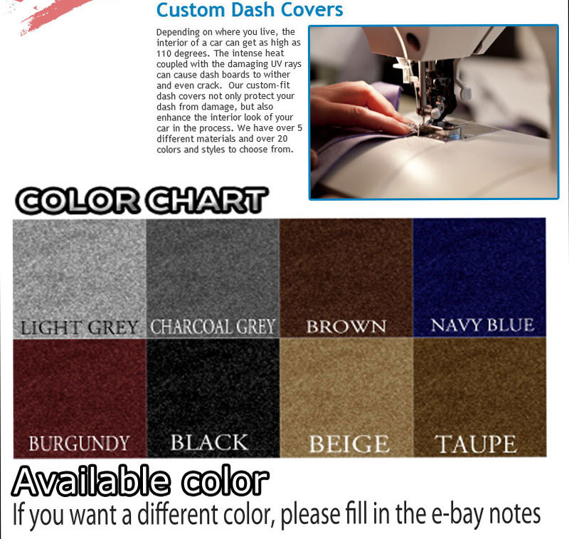 fits 2003-2008 TOYOTA COROLLA DASH COVER MAT DASHBOARD PAD / BLACK