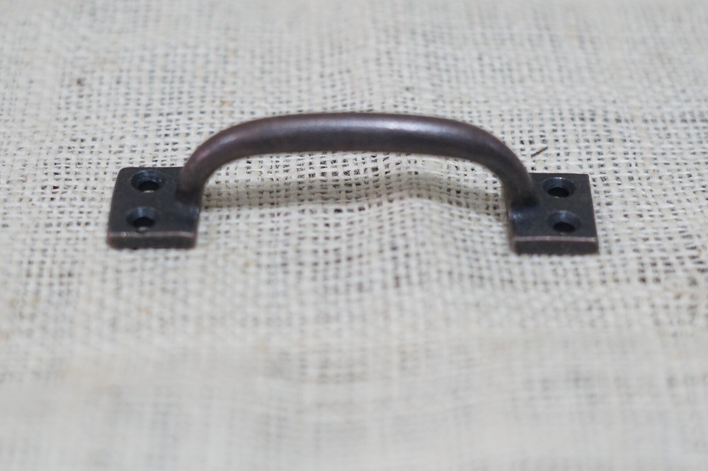 10 HANDLES DRAWER PULLS SMALL 4" ANTIQUE COPPER KITCHEN WINDOW PULL