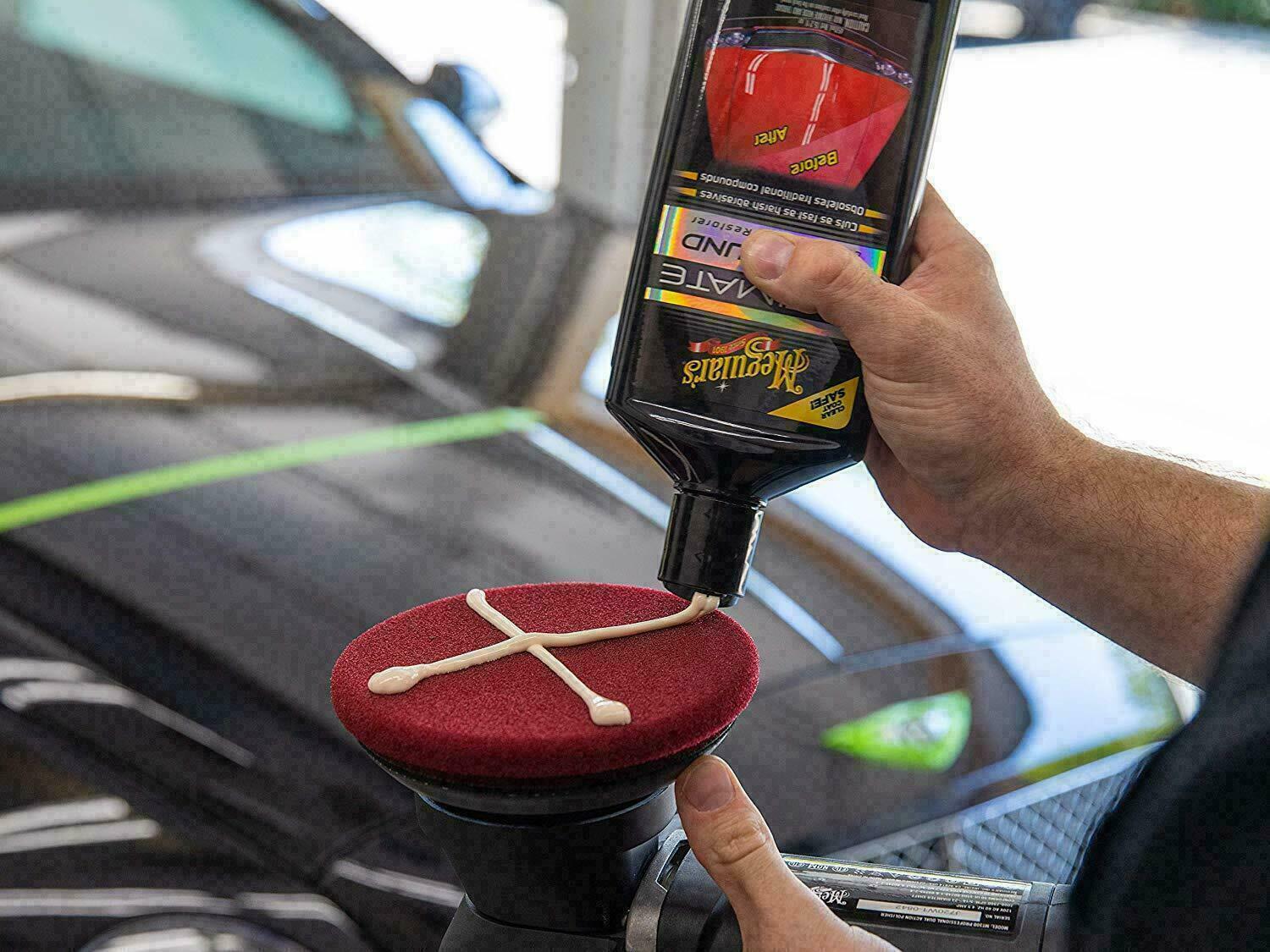 (2-Pack) Meguiar's Car ULTIMATE COMPOUND & POLISH Combo Waxing Glaze Max Gloss