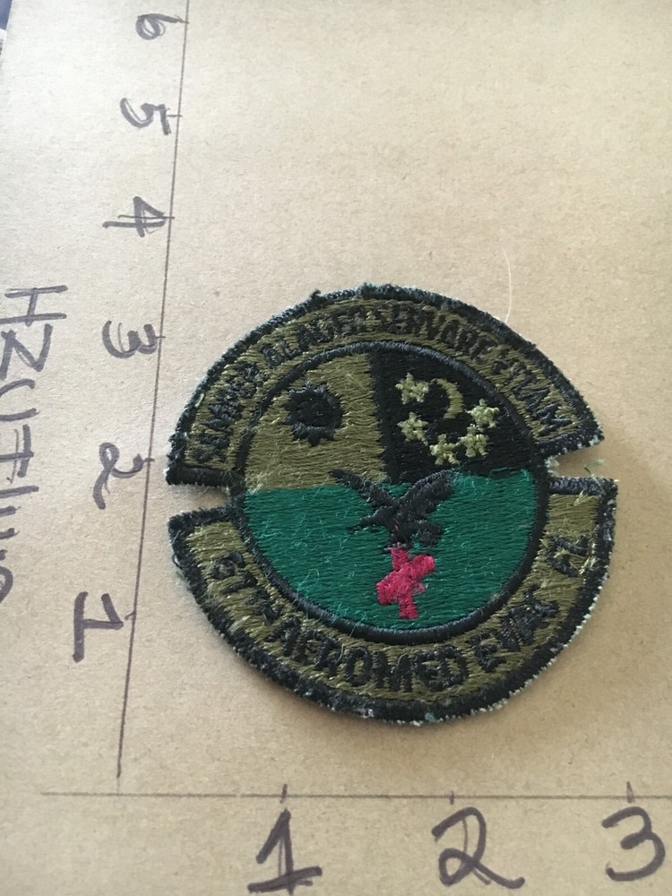 USAF 67th Aeromedical Evacuation SQUADRON Patch 5/3/25 subdued