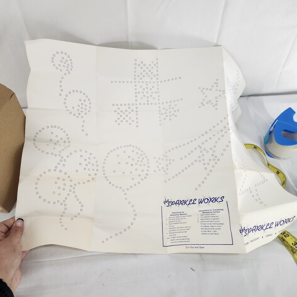 Brisk-Set Model 100A Flat Back Rhinestone Setter Precision Tool Cast Aluminum