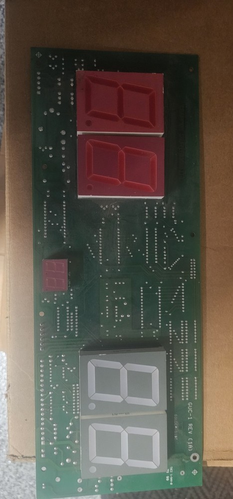 Shuffleboard Table Digital Display Circuit  Board