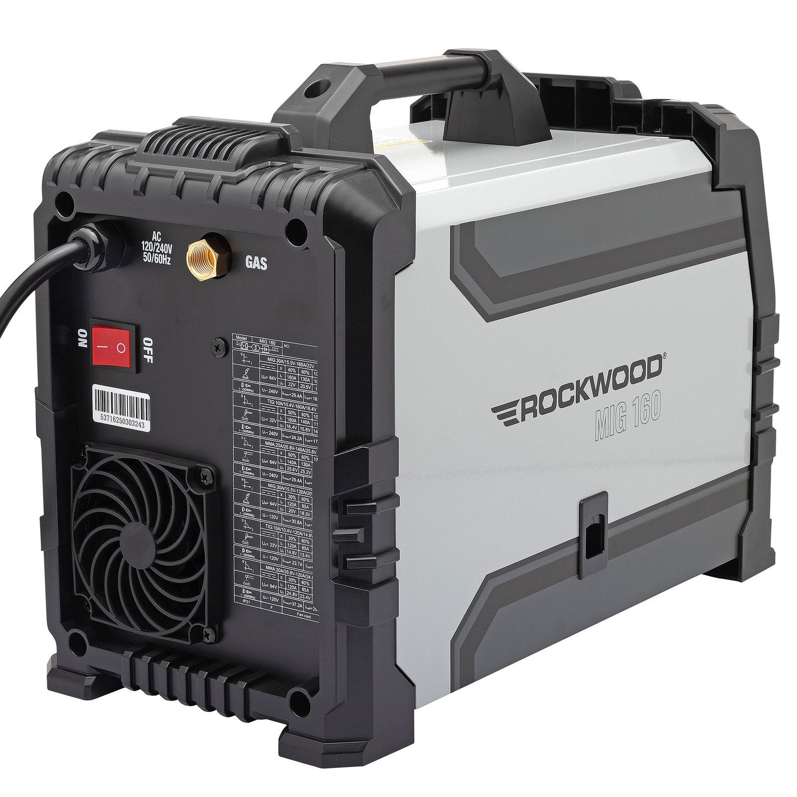 Rockwood MIG 160 Multi-Process Flux Core MIG Welder