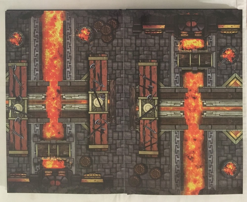 Immersive Battle Maps Yarro Studios Tabletop RPG Square Gridded Battle Map Book