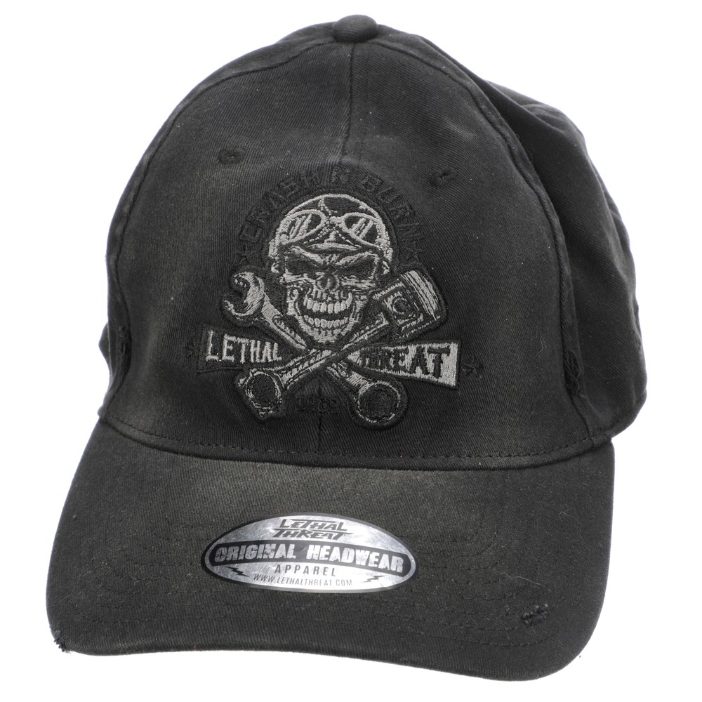 Black Lethal Threat Crash N' Burn Hat
