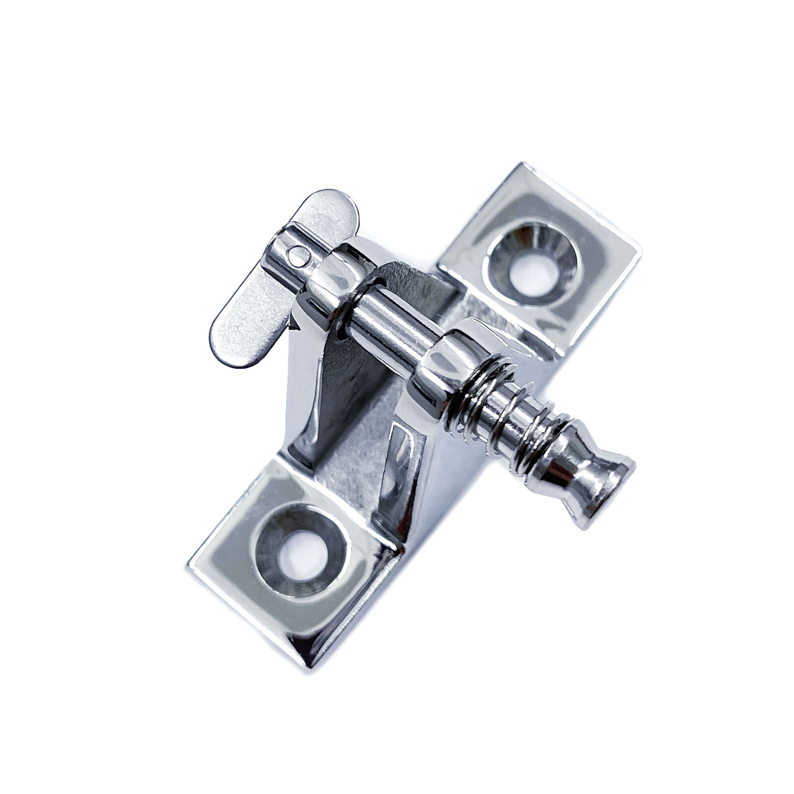 Marine Boat Bimini Top Deck Hinge Mount Fitting Stainless Steel Hardware 2 pcs
