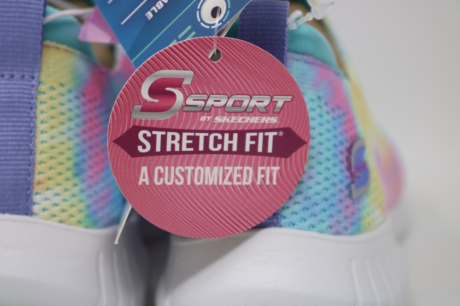 S Sport by Sketchers Katya Multicolored TYE DYE Slip On Shoes Girl's Size 1 NWB