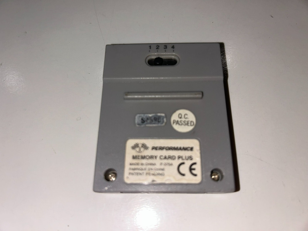 Memory Card Plus Nintendo 64 N64 by Performance (No Front Label) Tested Clean!
