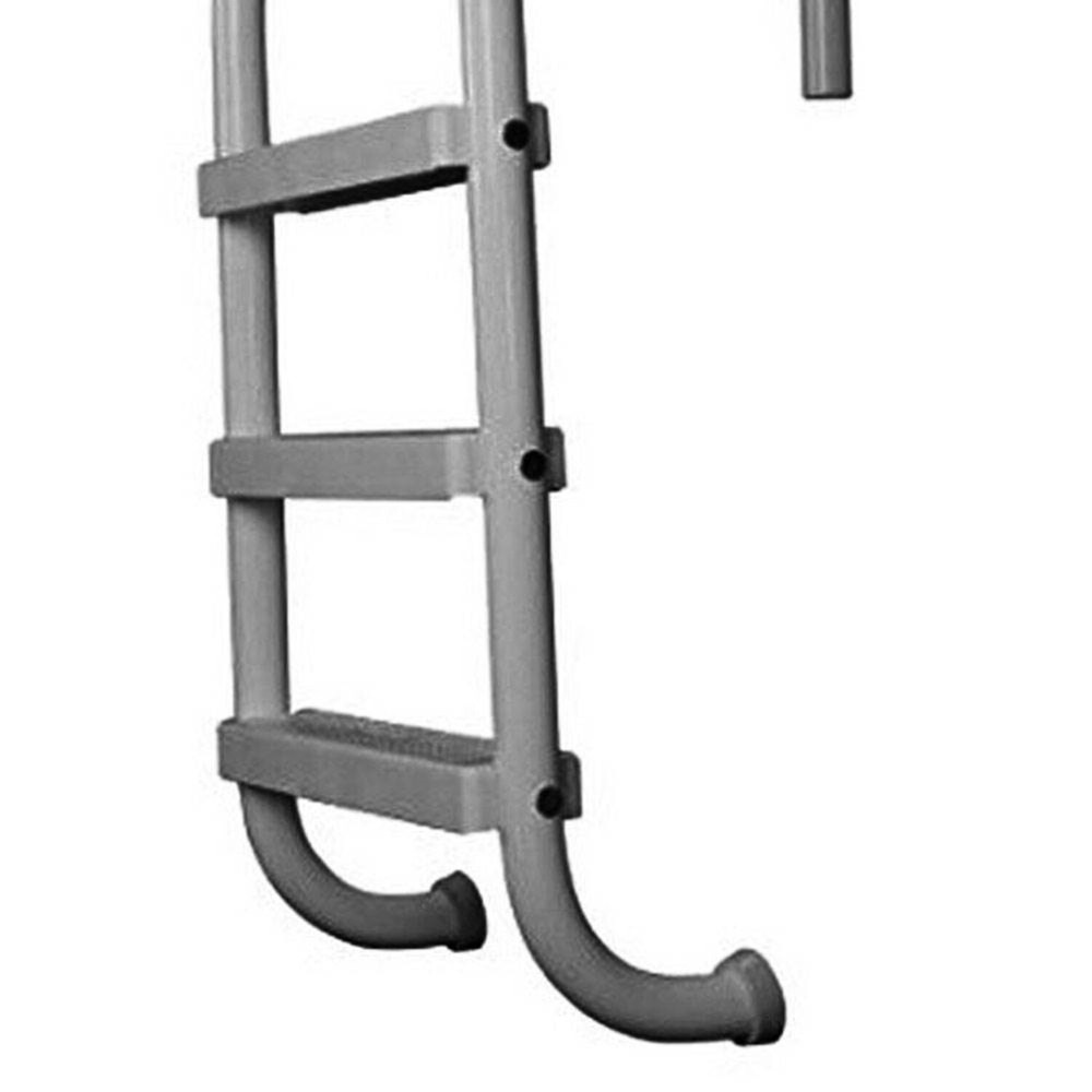 Saftron Inground Pool Ladder, Anchor Sockets & Anchor Socket Covers (2 Pack)