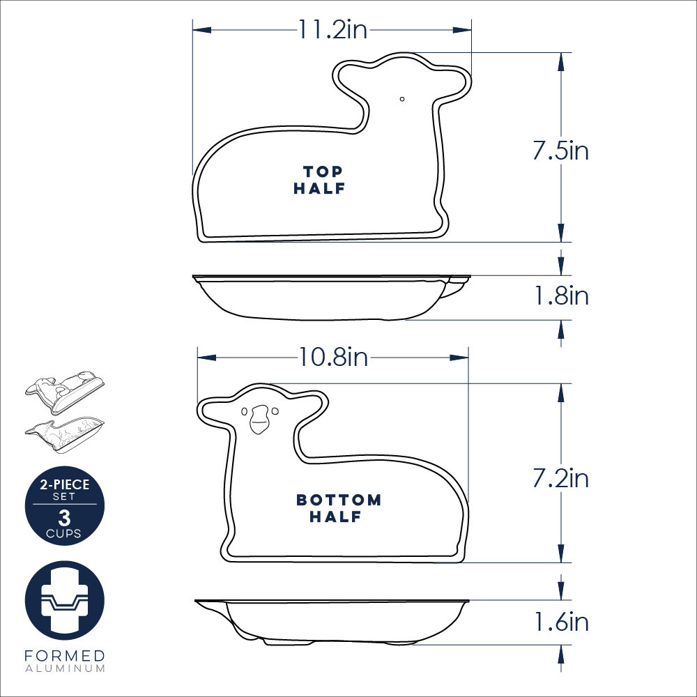 Nordic Ware 3D Lamb Cake Pan