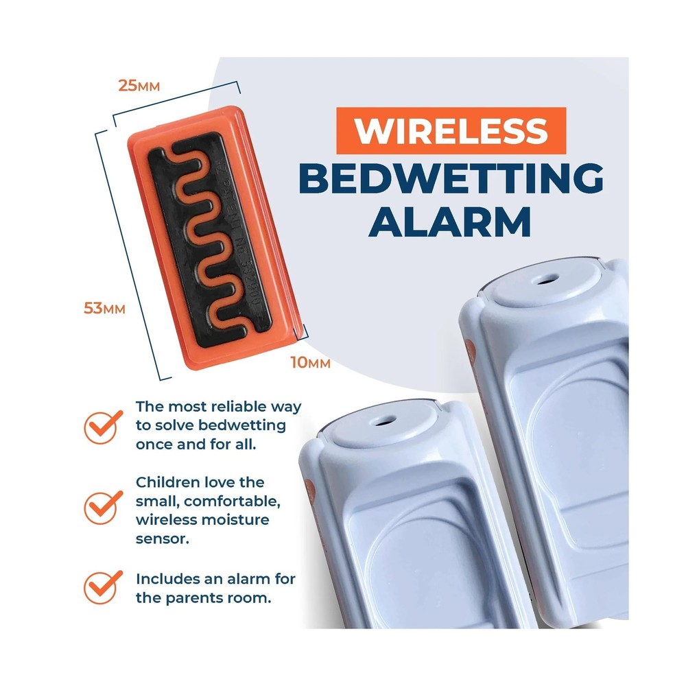 Eclipse Plus - Wireless Bedwetting Alarm for Deep Sleepers with Extra Alarm B...