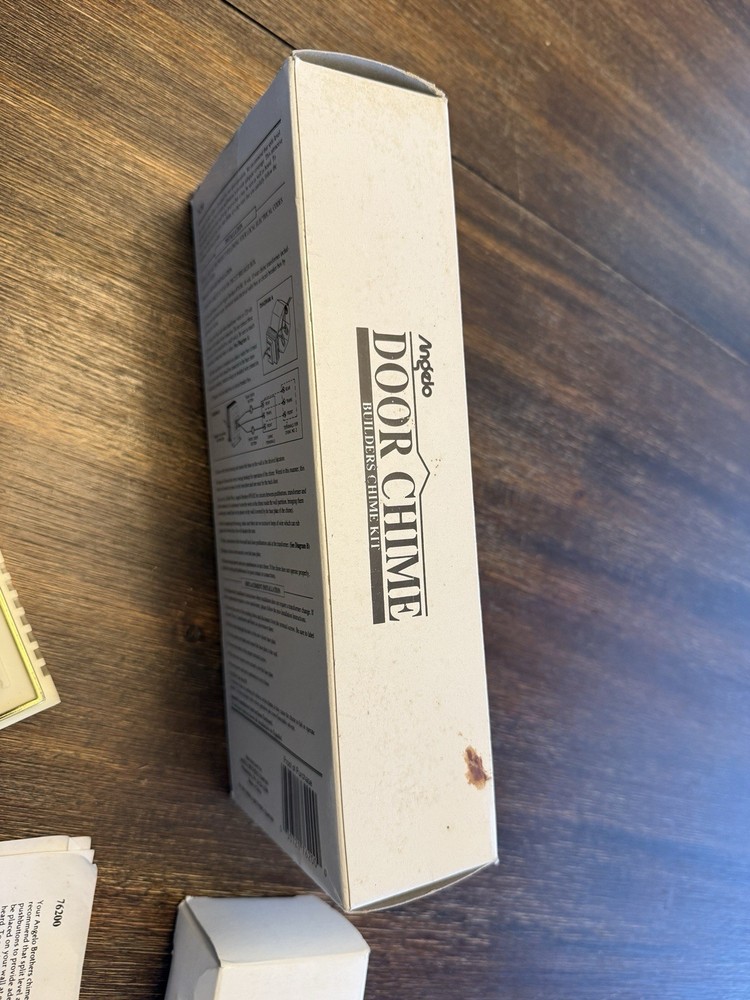 NEW Angelo 76200 Door Chime Kit, Lighted Button, include Transformer