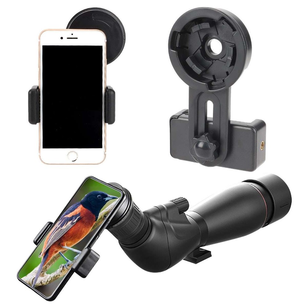 Cell Phone Universal Adapter Mount Binocular Monocular Spotting Scope Telescope