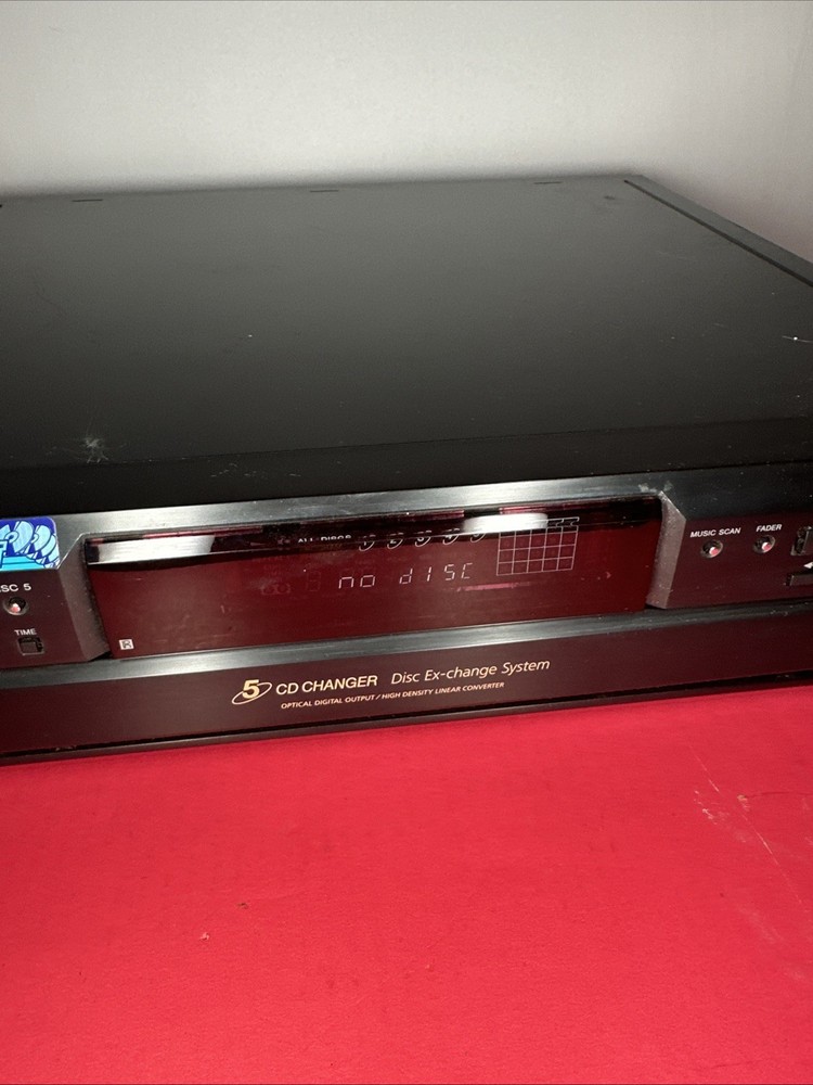 Sony CD Player CDP-CE345 Five 5 Disc Changer No remote Tested Works!!!