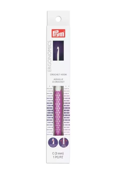 Prym Ergonomics Crochet Hook, US C (3mm)