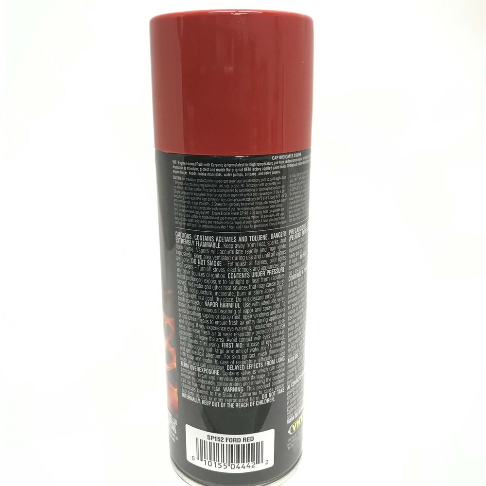 VHT SP152 Engine Enamel High Heat Coating, Drive Train Paint, Ford Red