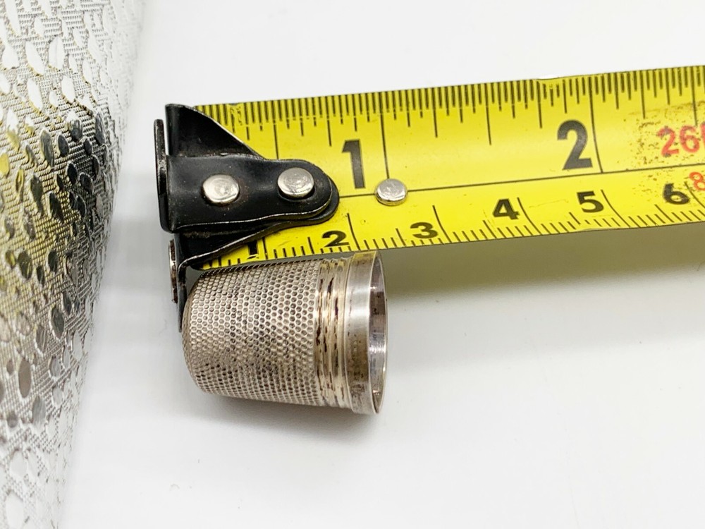 ANTIQUE SOLID STERLING SILVER SEWING THIMBLE