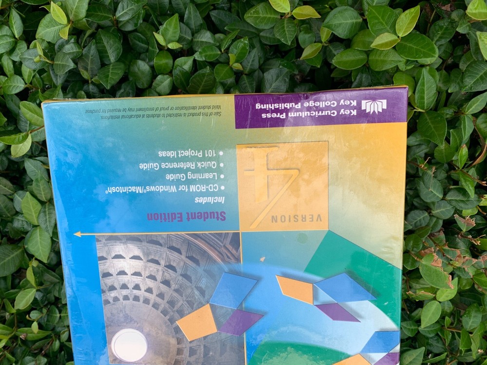 The Geometer's Sketchpad Version 4 Includes Cd-Rom, Walkthrough Guide, SEALED