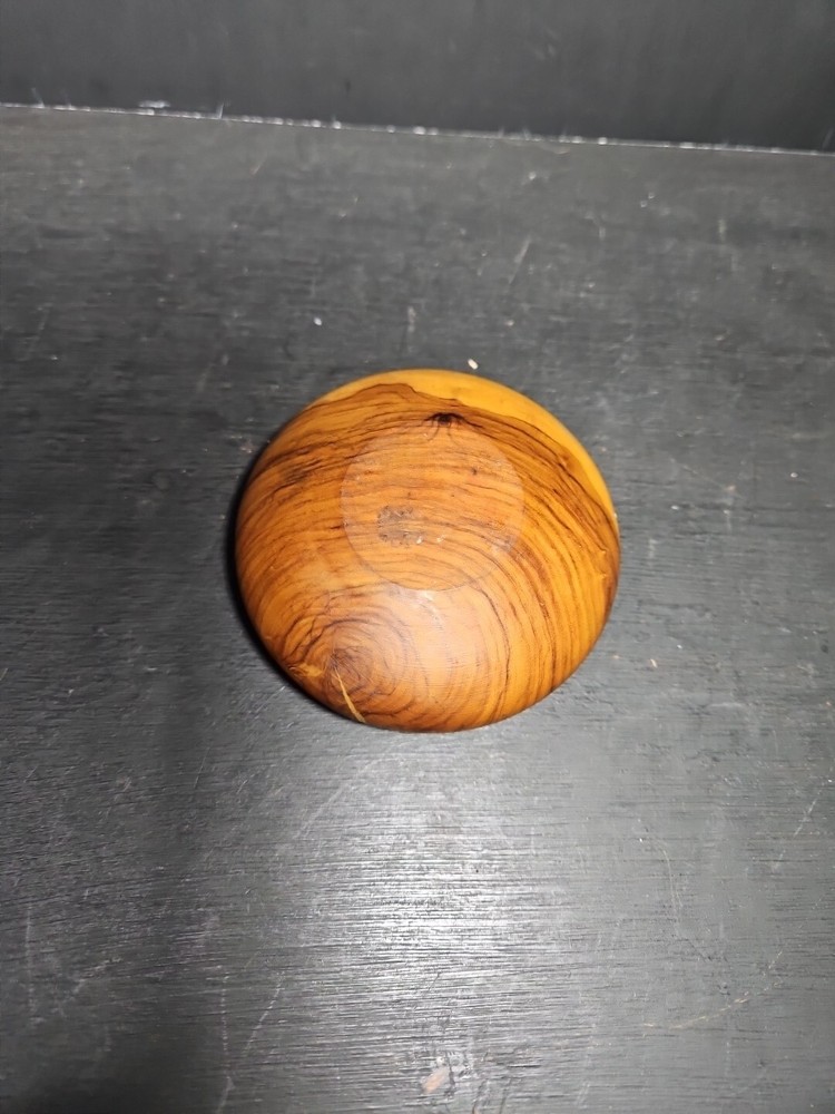 Wooden Round Disc Candle Holder