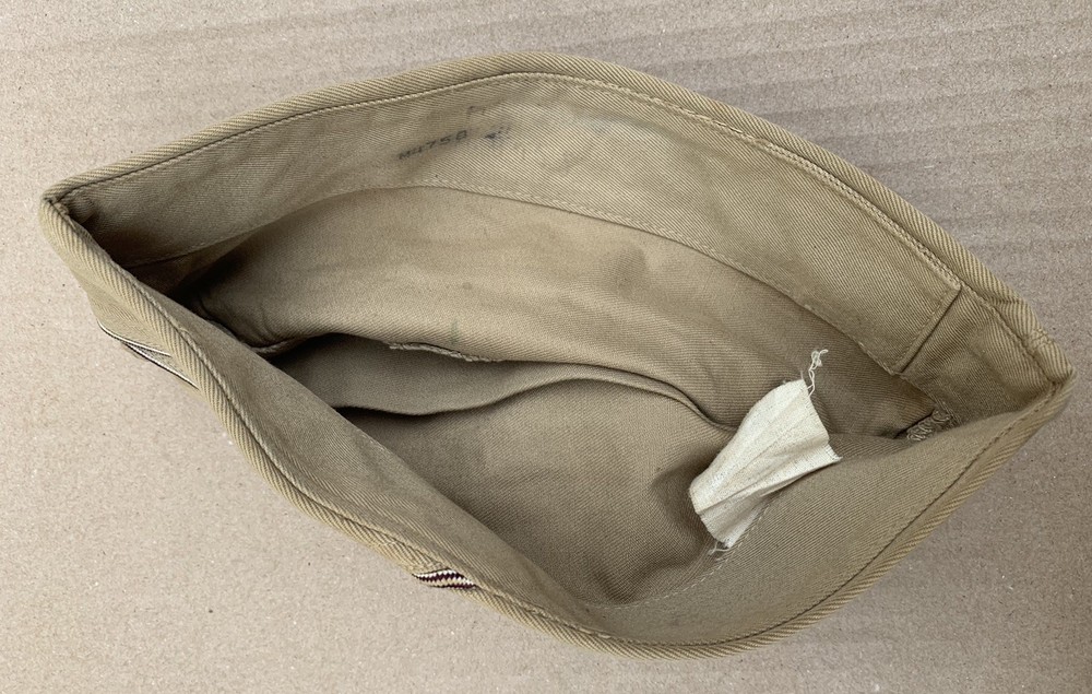 Original WWII US Army Garrison Cap Uniform Hat Size 7