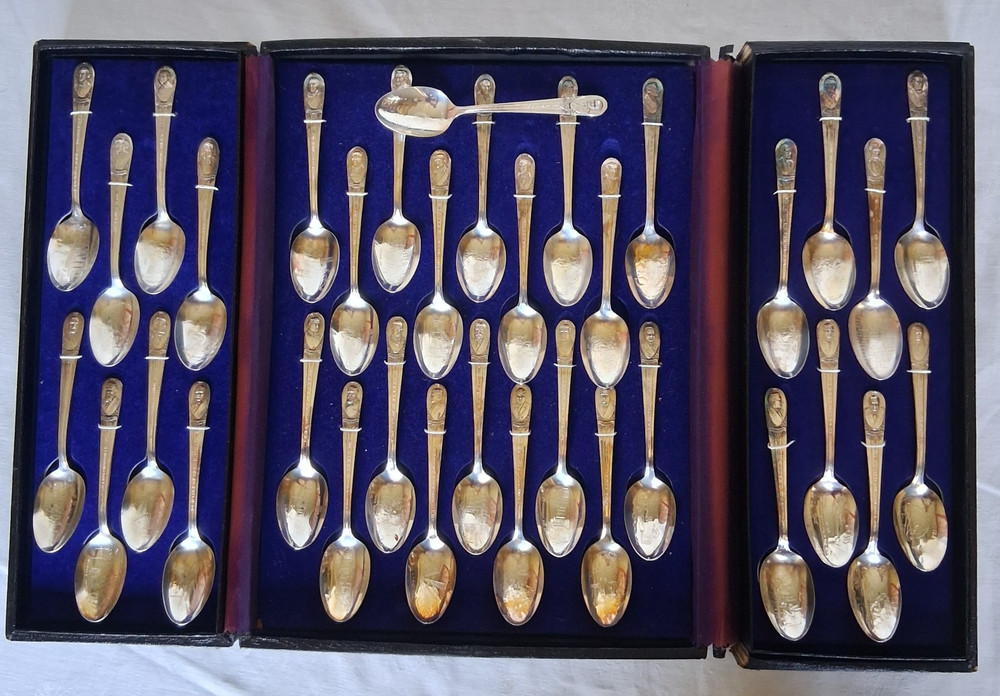 Vintage Presidents Commemorative Spoon Collection Wm Rogers Silver Plate 34+1