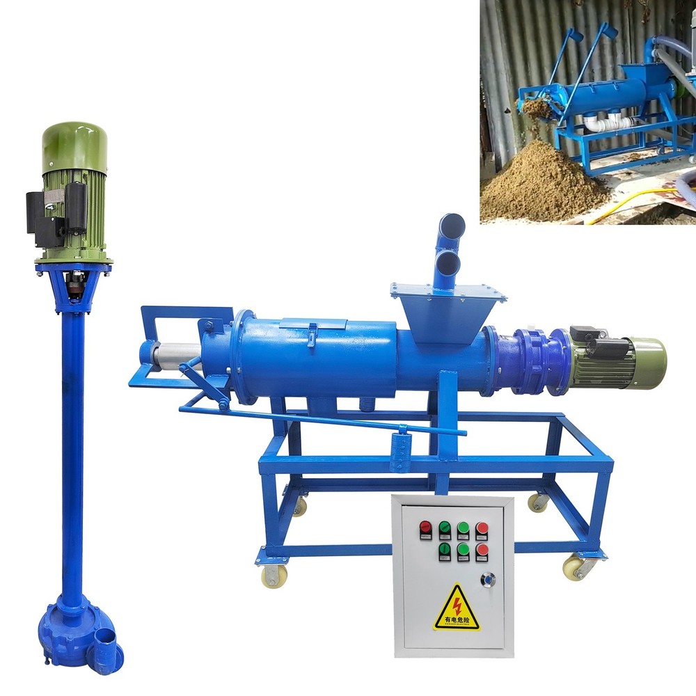 Organic Fertilizer Solid-Liquid Separator Processing Equipment 220V Single-phase