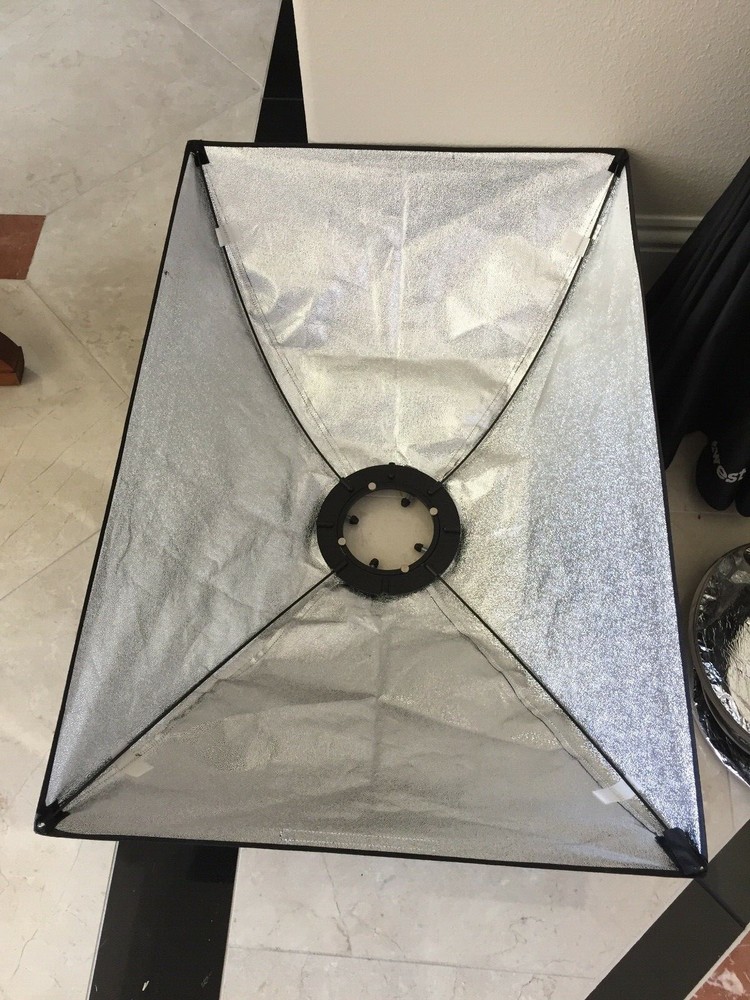 Photography Portable Rectangular Flash Soft box Speed Light Diffuser Mount 36 24