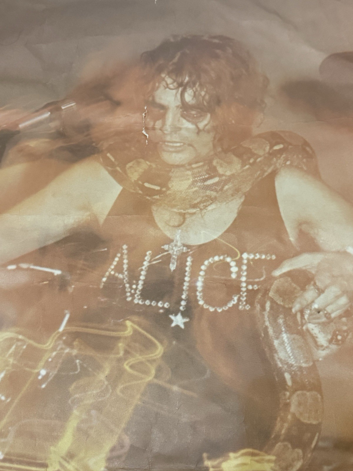 Vintage 1972 Alice Cooper Poster Studio One RARE 24 X 36