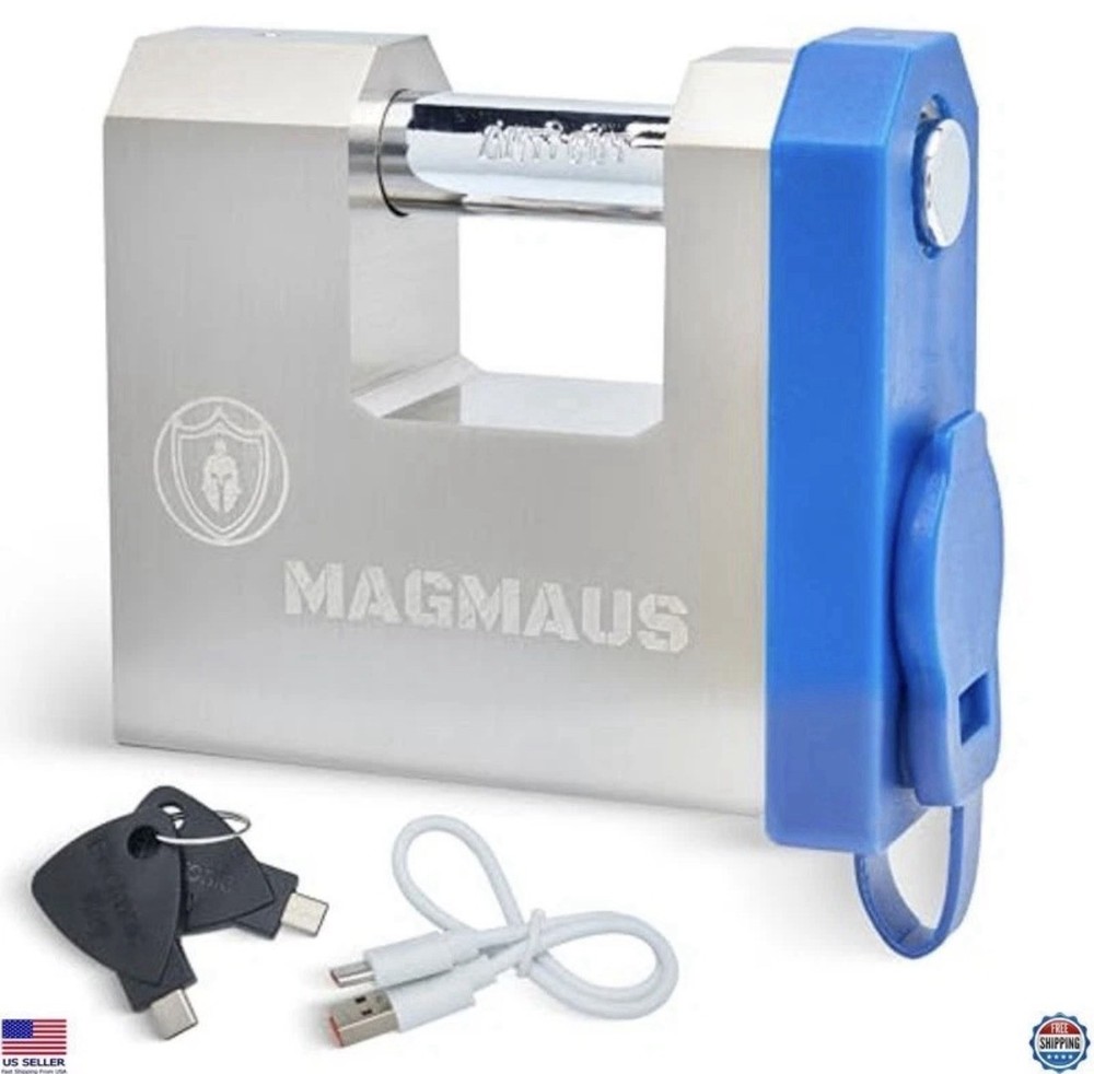 Magmaus® SRL70 Smart Fingerprint Padlock - Advanced Biometric Security Lock