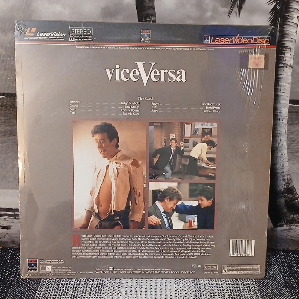 Vice Versa LaserDisc
