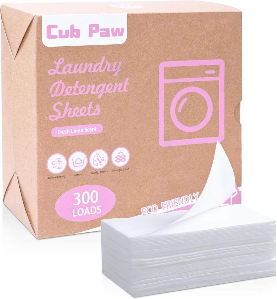 Laundry Detergent Sheets, Travel Sheets 300 Loads...