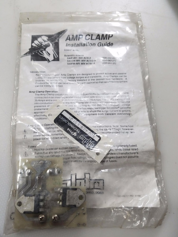ALPHA TECHNOLOGIES AMP CLAMP