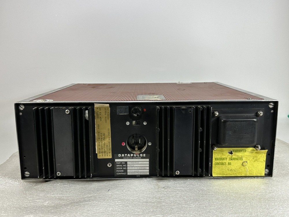 Vintage 1980's Datapulse Model 110B Pulse Generator ~ Power Tested Only