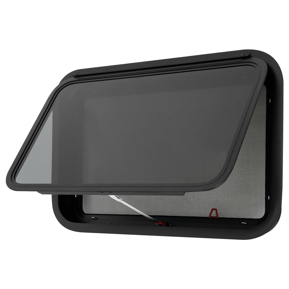 RV Exit Window Replacement 30x20 Tinted Emergency Escape with Net Screen