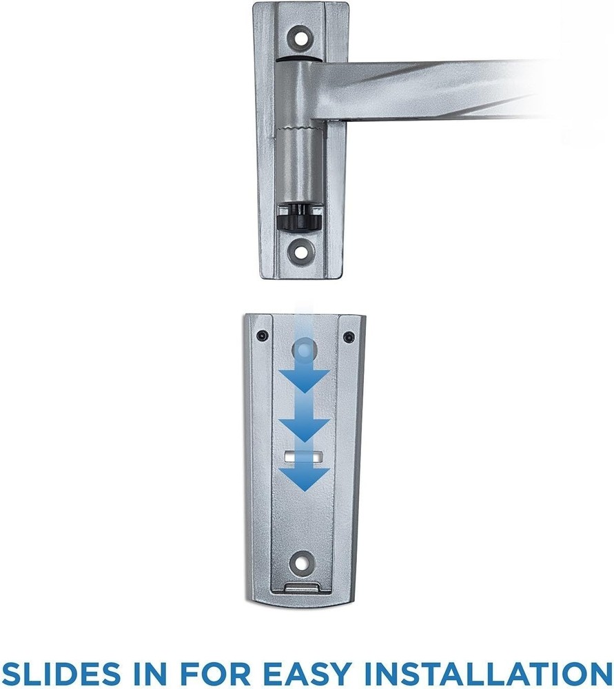 Locking RV TV Mount with Dual Wall Plates & Quick Release , Full Motion