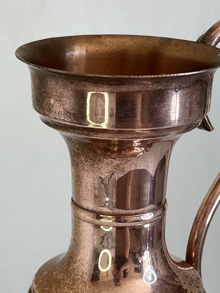 Vintage Copper Vase or Pitcher Ewer in Classic Shape